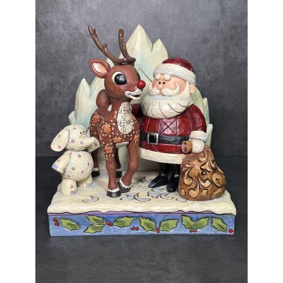 Jim Shore 2010 Rudolph, Santa & Spotted Elephant Figurine - 4017299 - Christmas - Picture 3 of 7